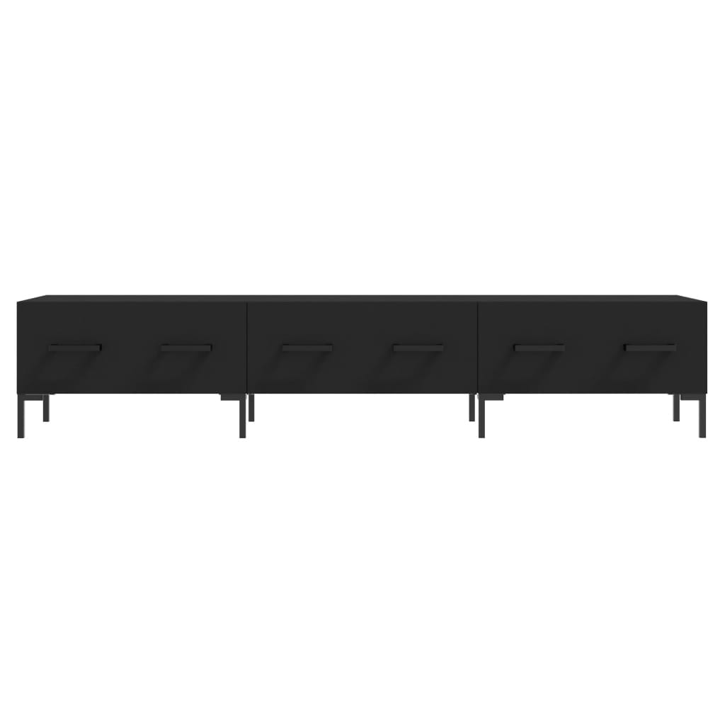 Móvel de TV 80x36x50 cm derivados de madeira preto