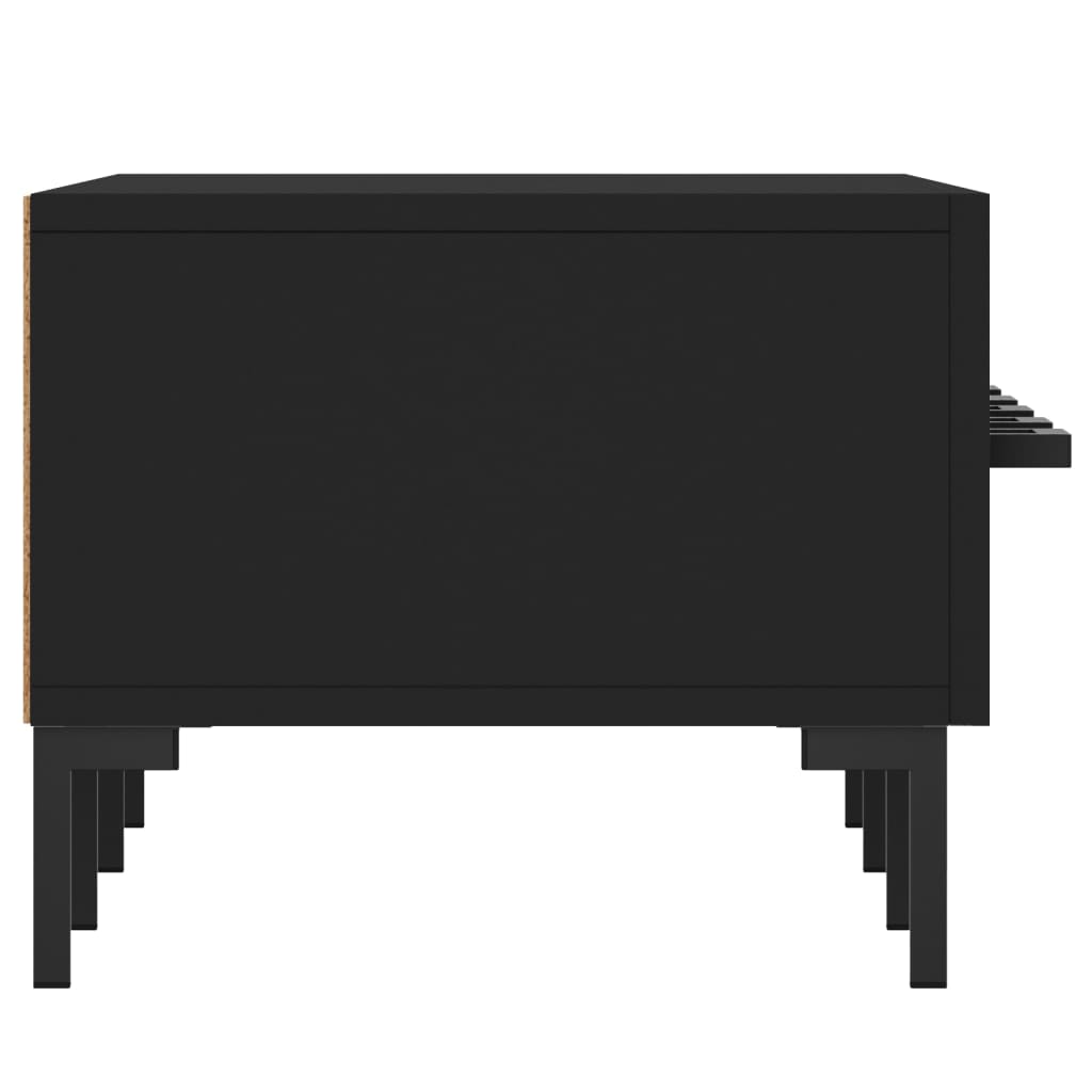Móvel de TV 80x36x50 cm derivados de madeira preto