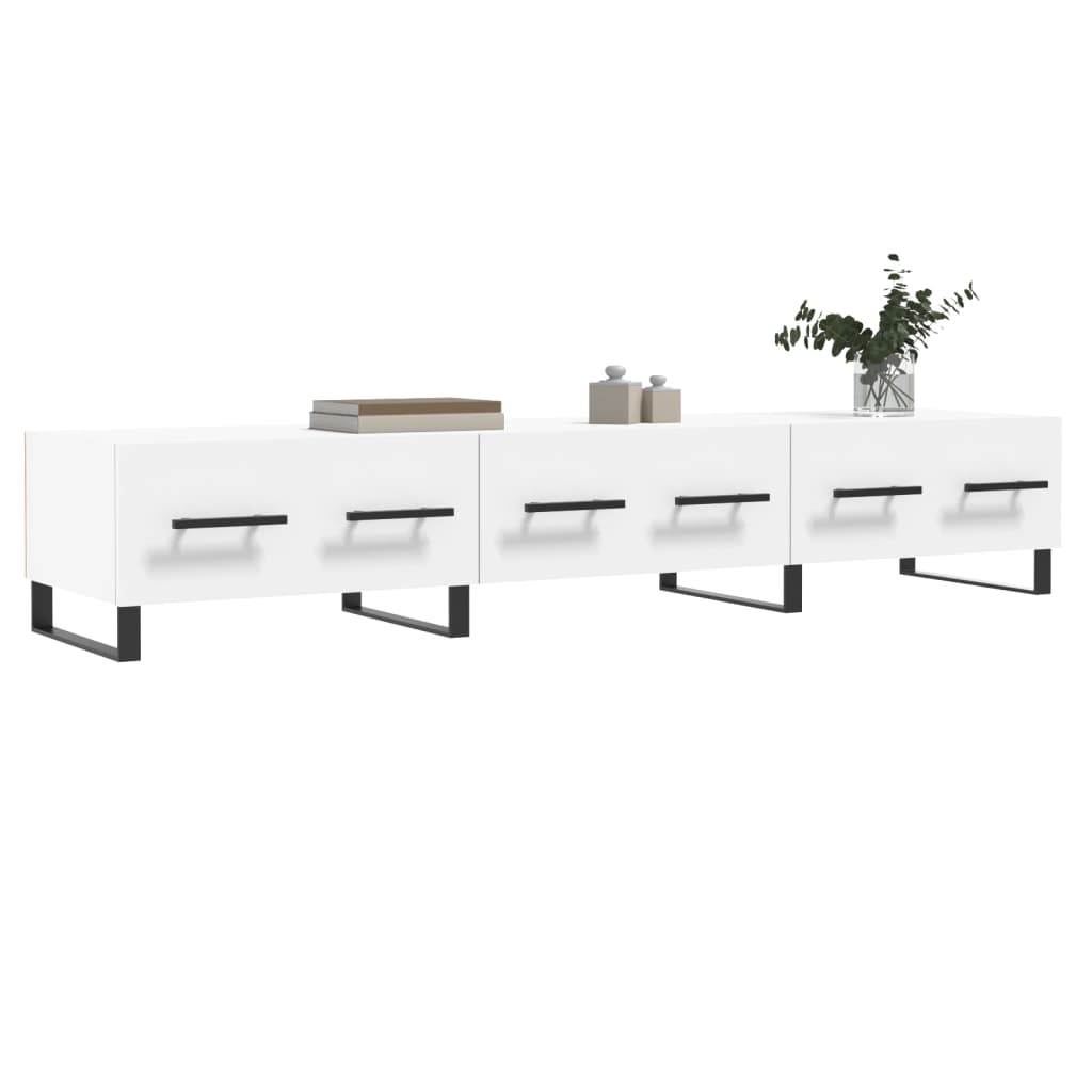Móvel de TV 150x36x30 cm derivados de madeira branco