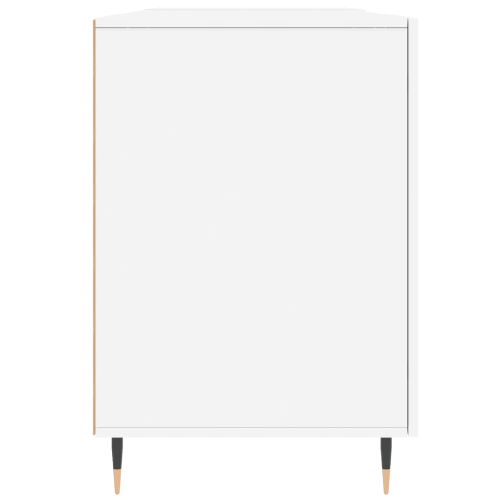 Secretária 140x50x75 cm derivados de madeira branco