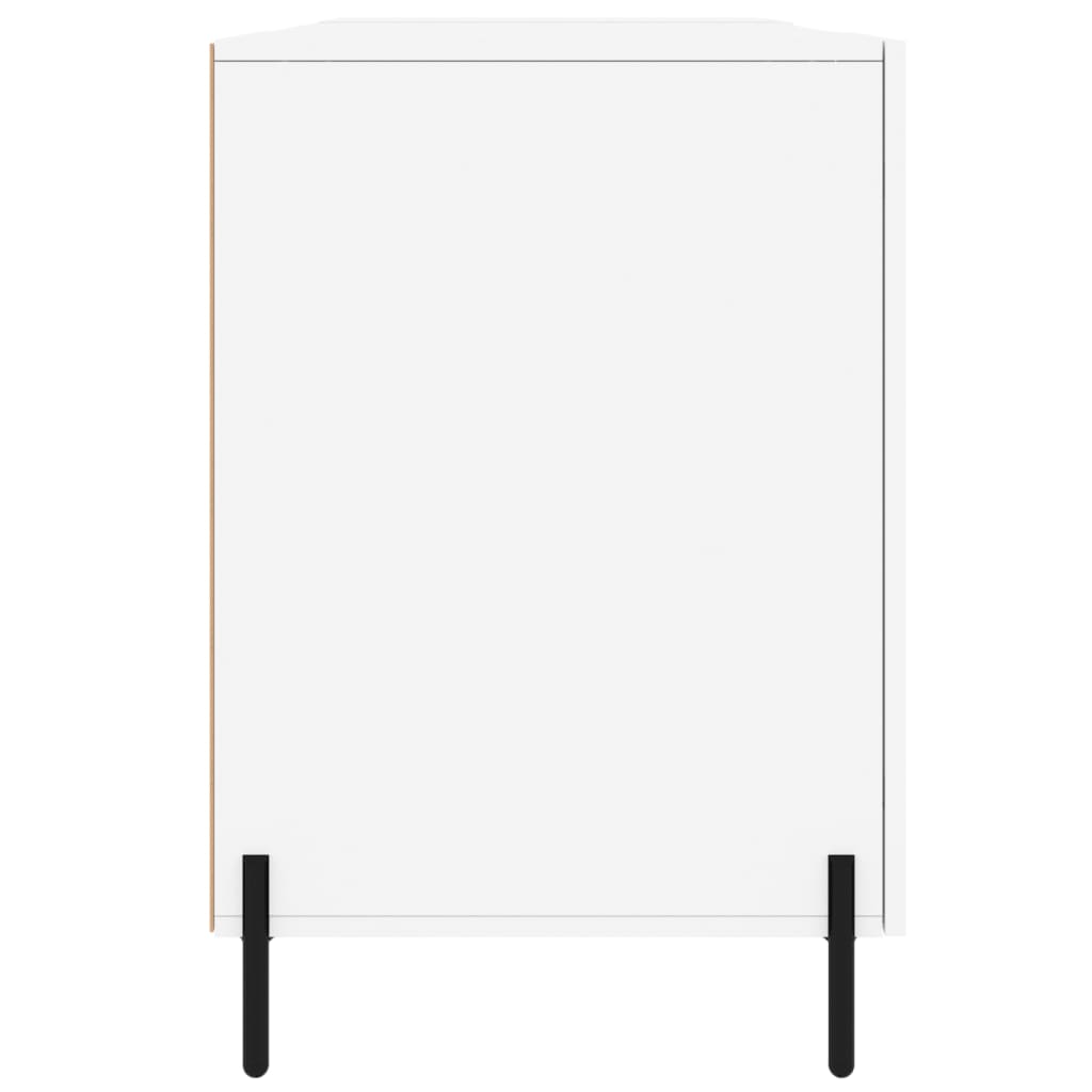 Secretária 140x50x75 cm derivados de madeira branco