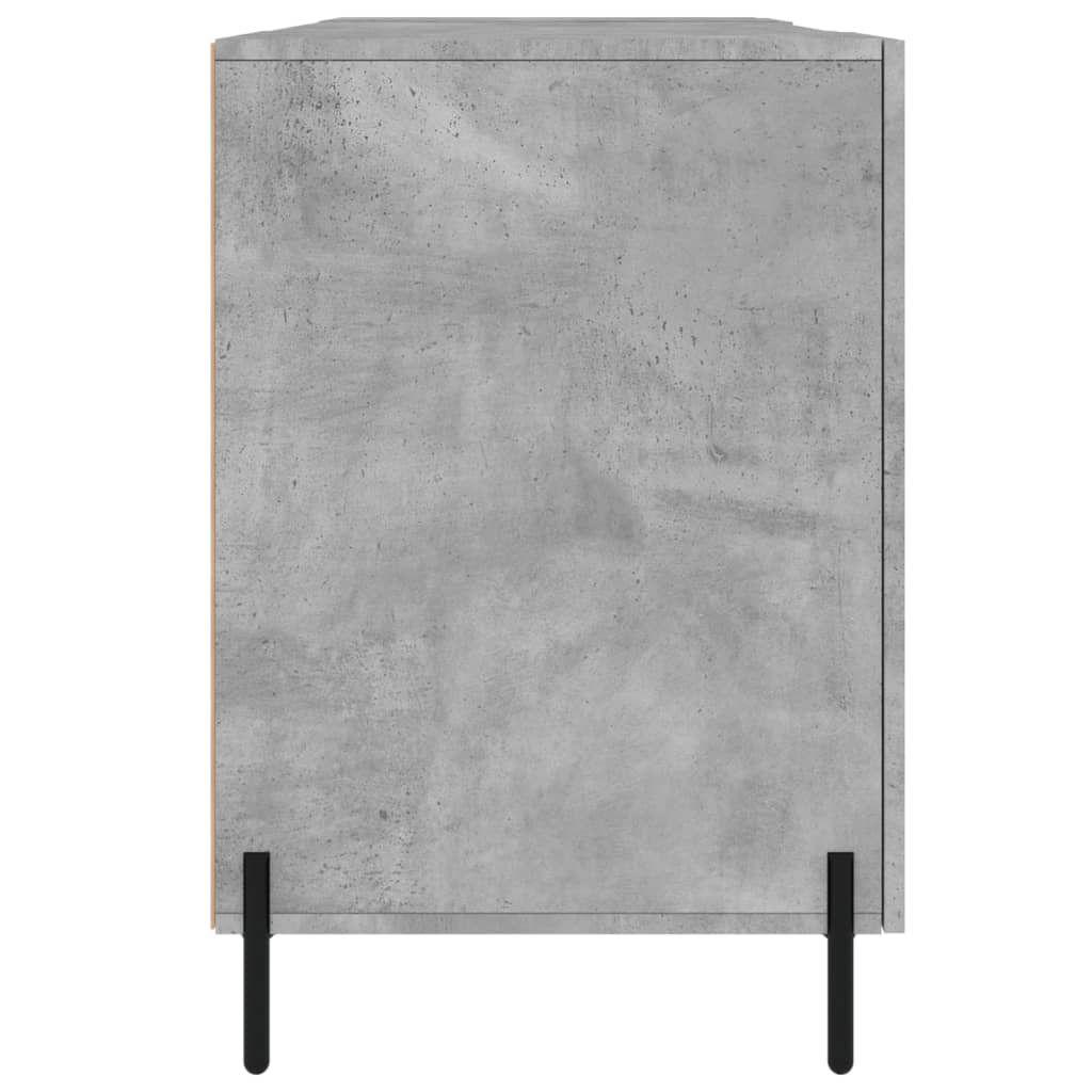 Secretária 140x50x75 cm derivados de madeira cinza cimento