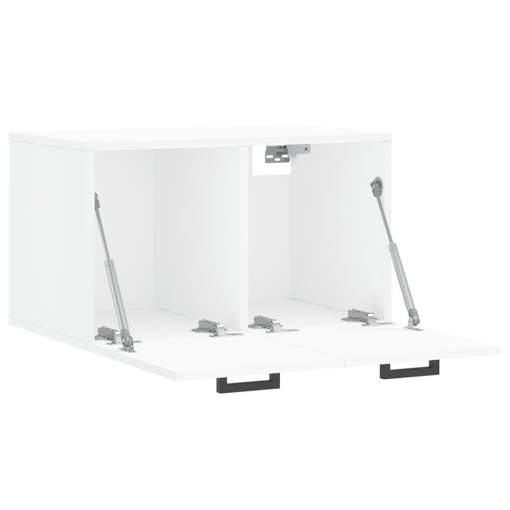 Armário de parede 60x36,5x35 cm derivados de madeira branco