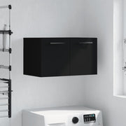 Armário de parede 60x36,5x35 cm derivados de madeira preto