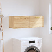 Armário parede 100x36,5x35 cm derivados madeira carvalho sonoma