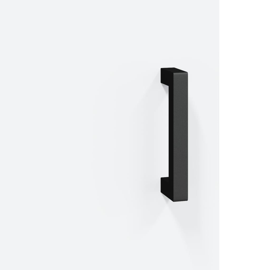 Armário de parede 34,5x34x90 cm derivados de madeira branco