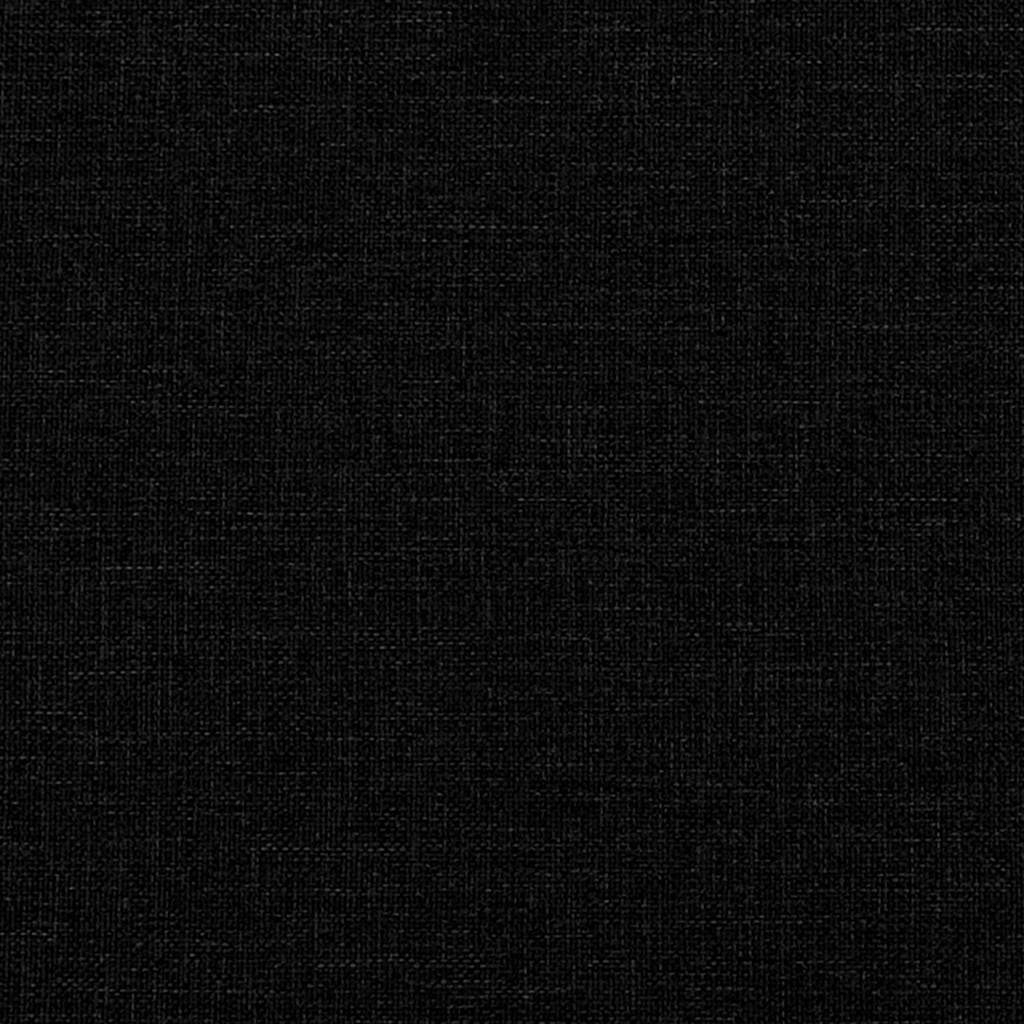 Sofá-cama sem pés 112x174x55 cm tecido preto