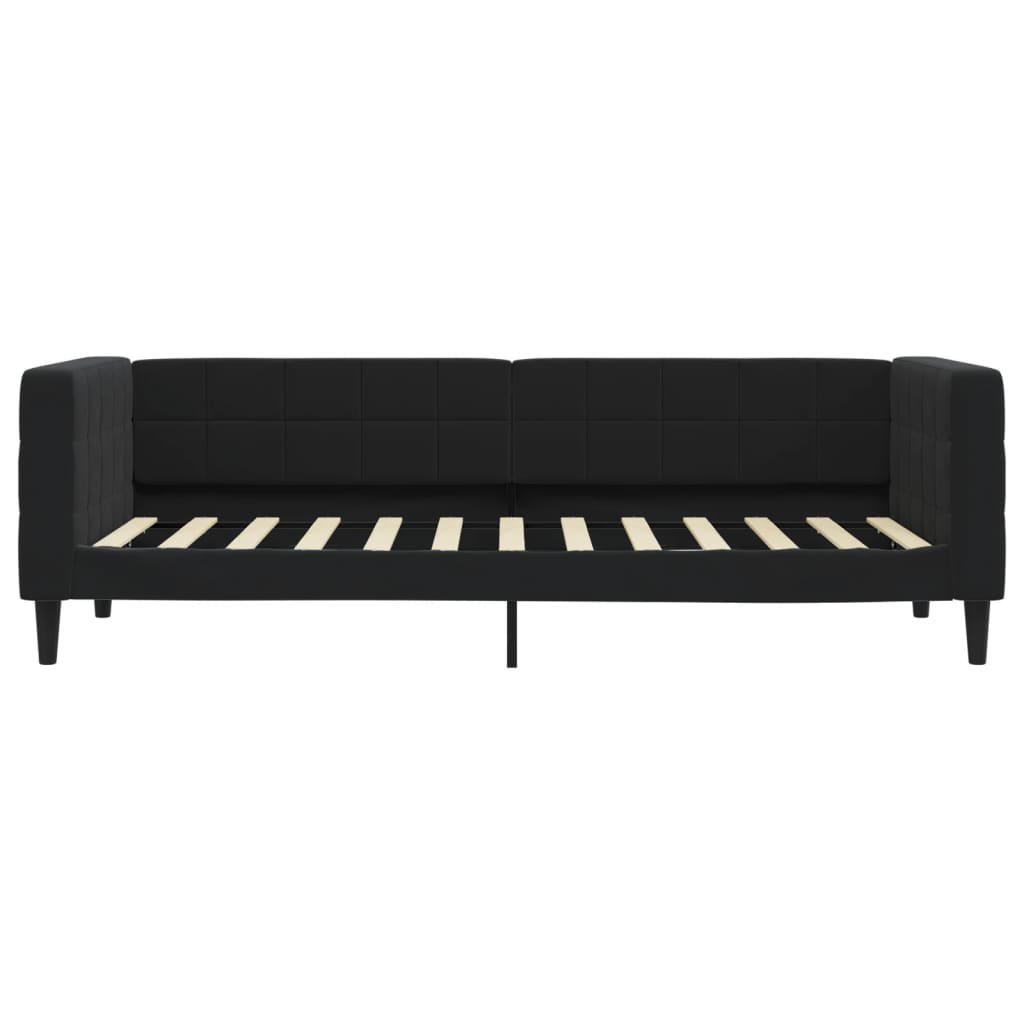 Sofá-cama 80x200 cm veludo preto