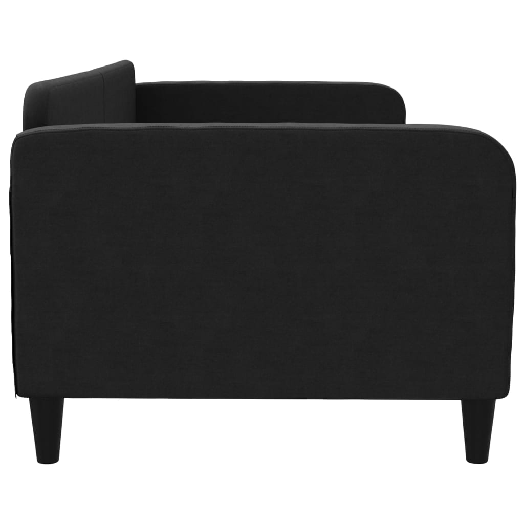 Sofá-cama 90x200 cm tecido preto