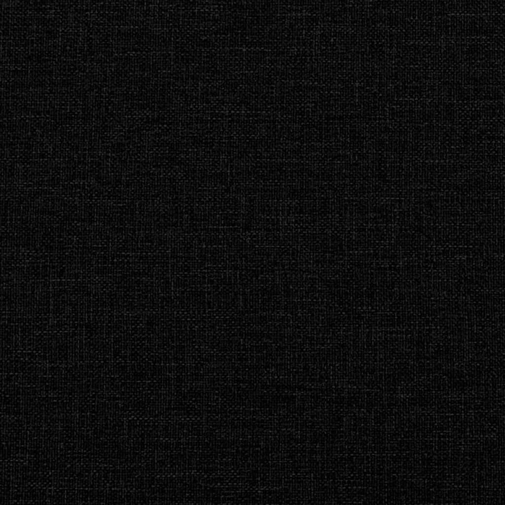 Sofá-cama 90x200 cm tecido preto