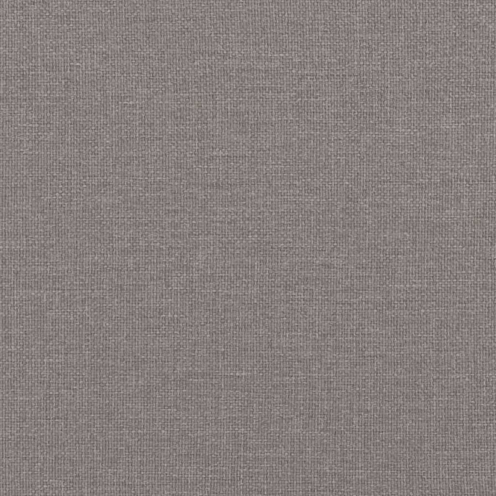 Sofá-cama 100x200 cm tecido cinzento-acastanhado