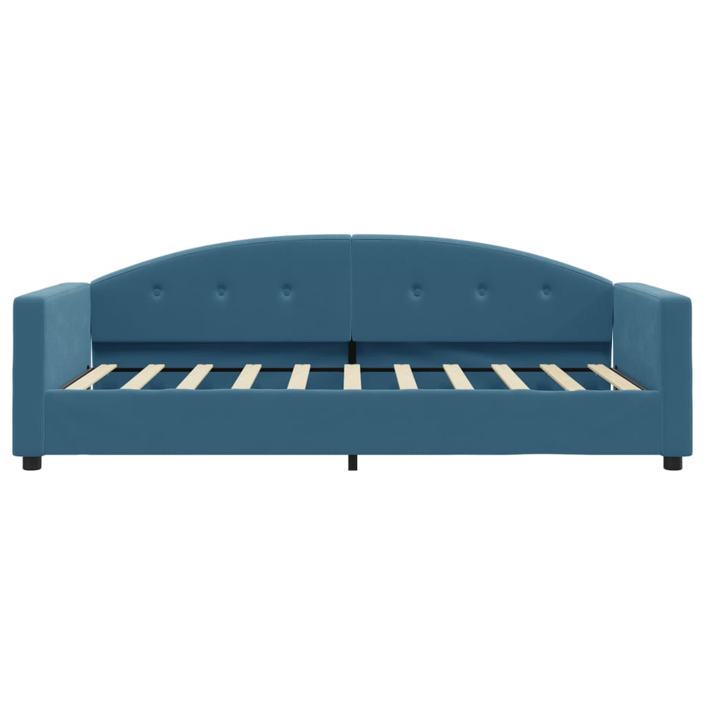 Sofá-cama 80x200 cm veludo azul