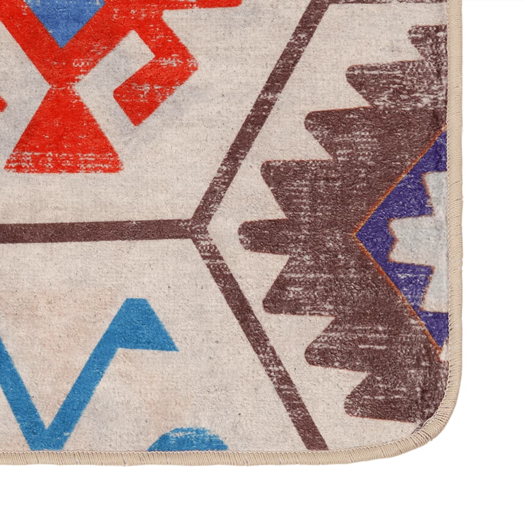 Tapete lavável antiderrapante Ø 200 cm antracite