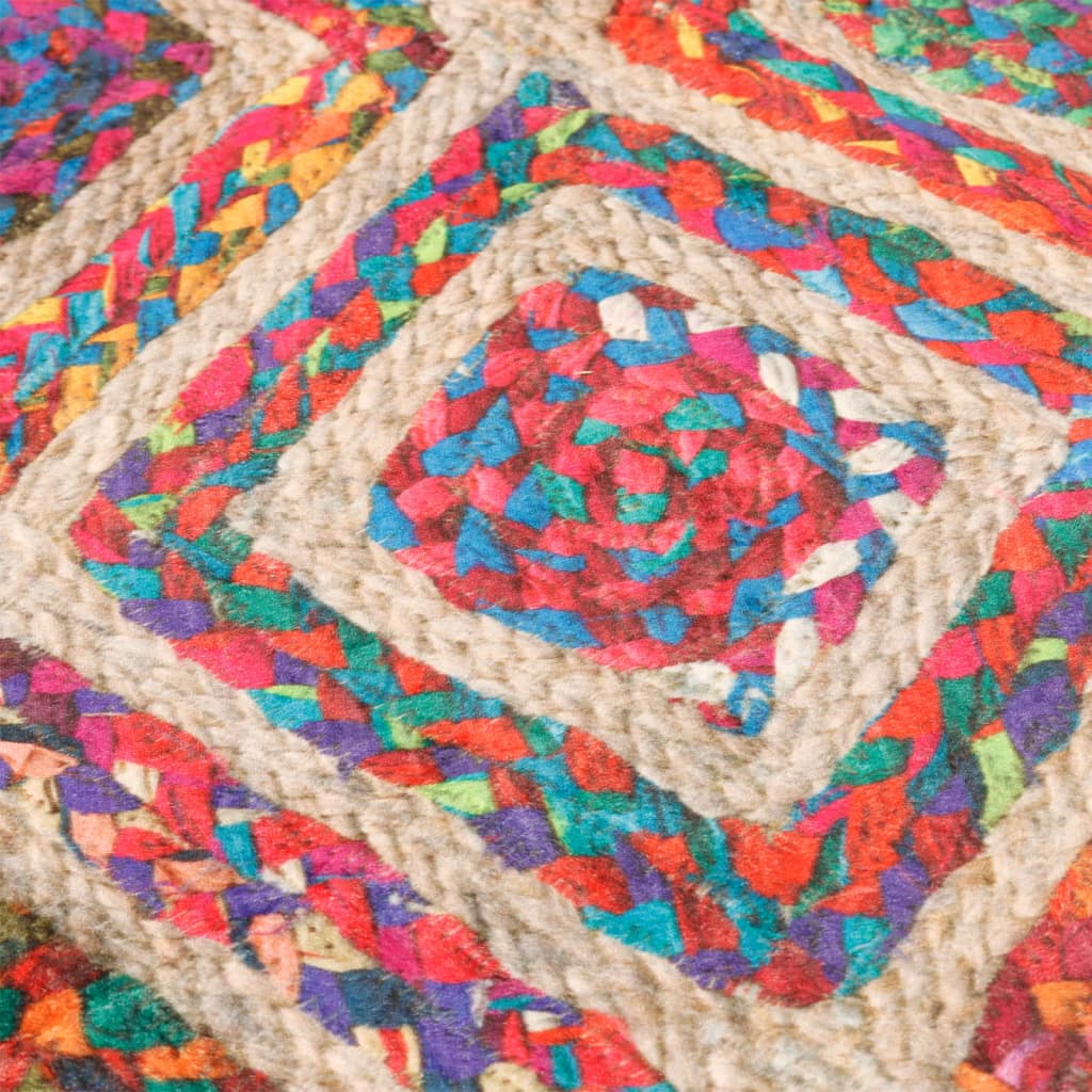 Tapete lavável antiderrapante Ø 200 cm antracite