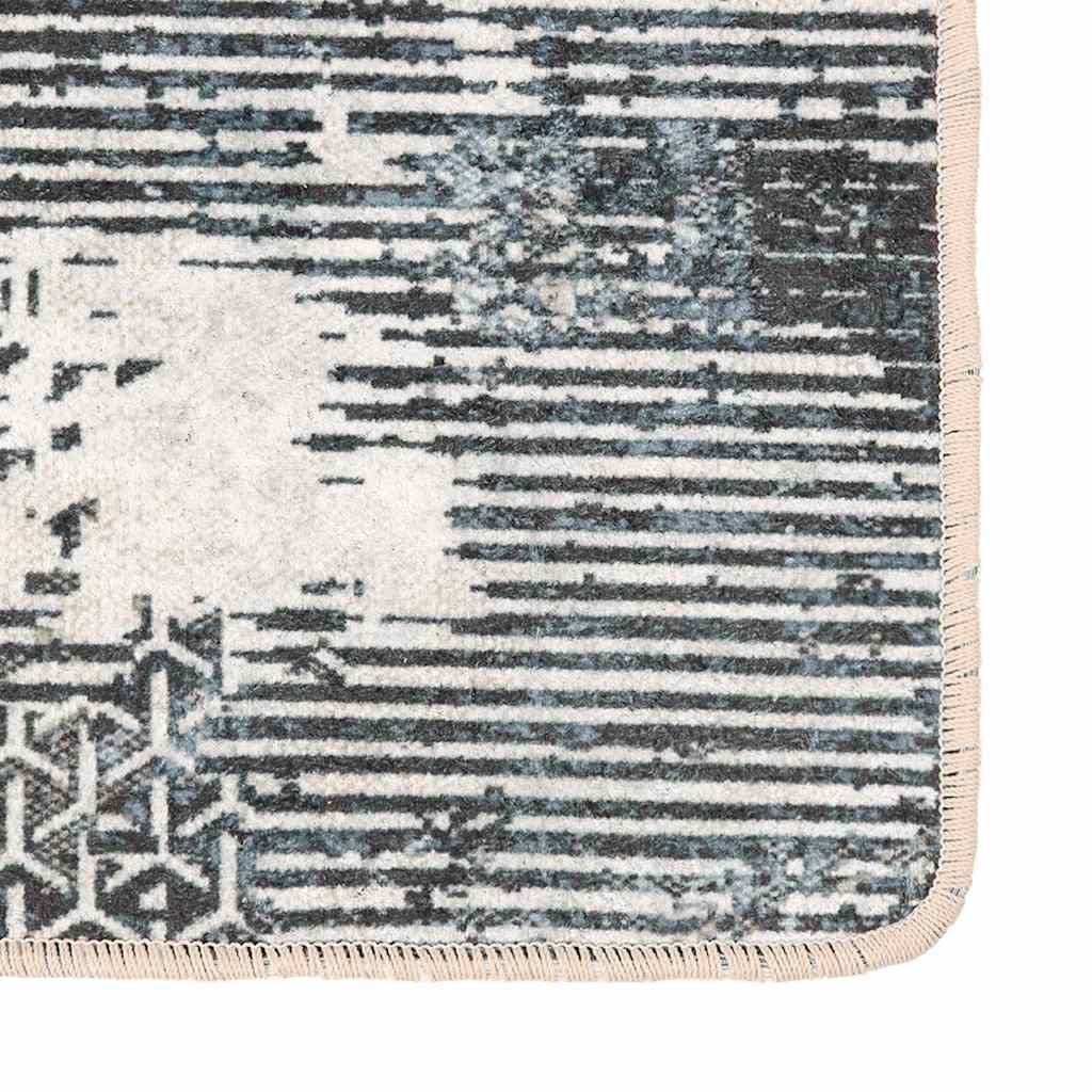 Tapete lavável antiderrapante Ø 200 cm antracite