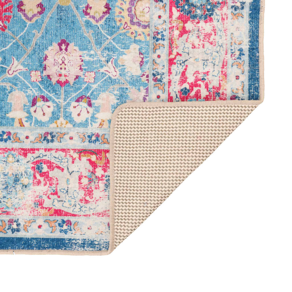 Tapete lavável antiderrapante Ø 200 cm antracite