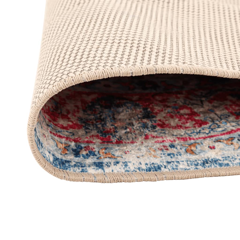 Tapete lavável antiderrapante Ø 200 cm antracite