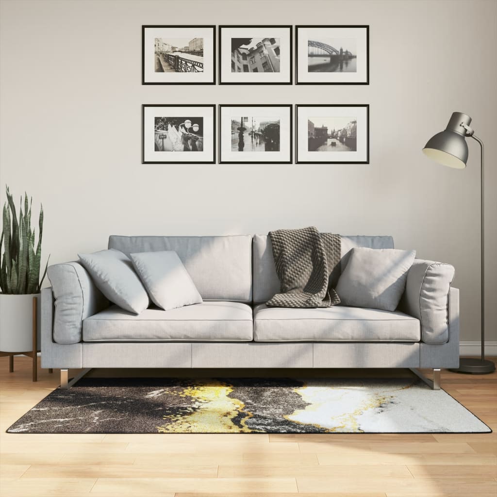 Tapete lavável antiderrapante 80x150 cm multicor