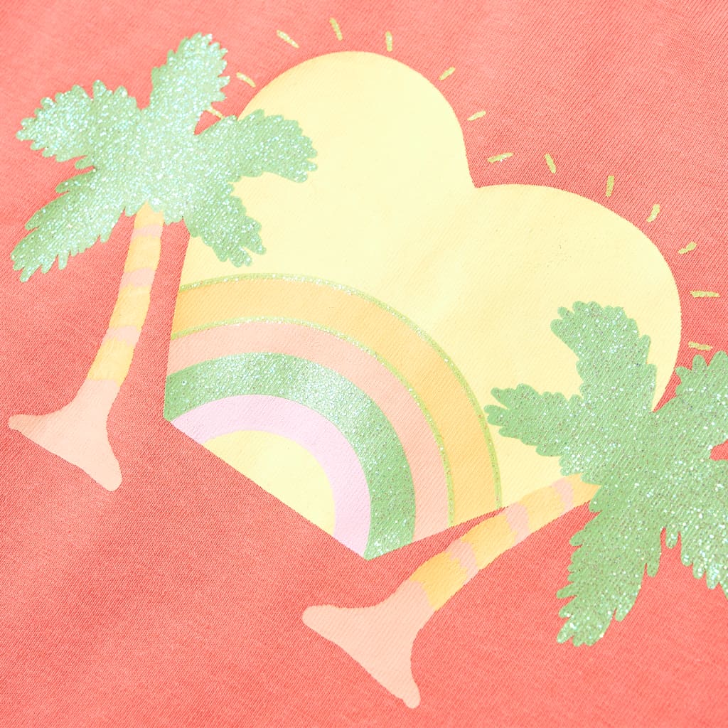 T-shirt de criança rosa-claro 140