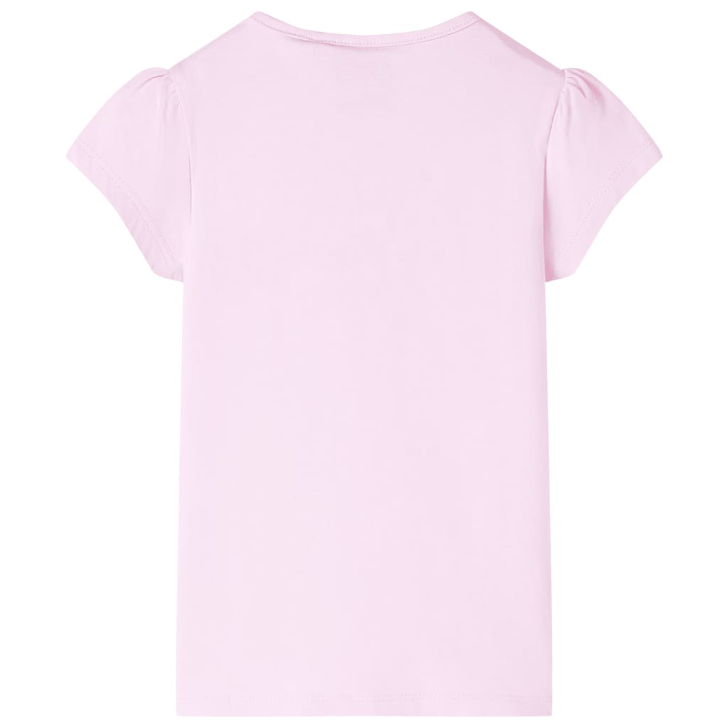 T-shirt de criança rosa-claro 140