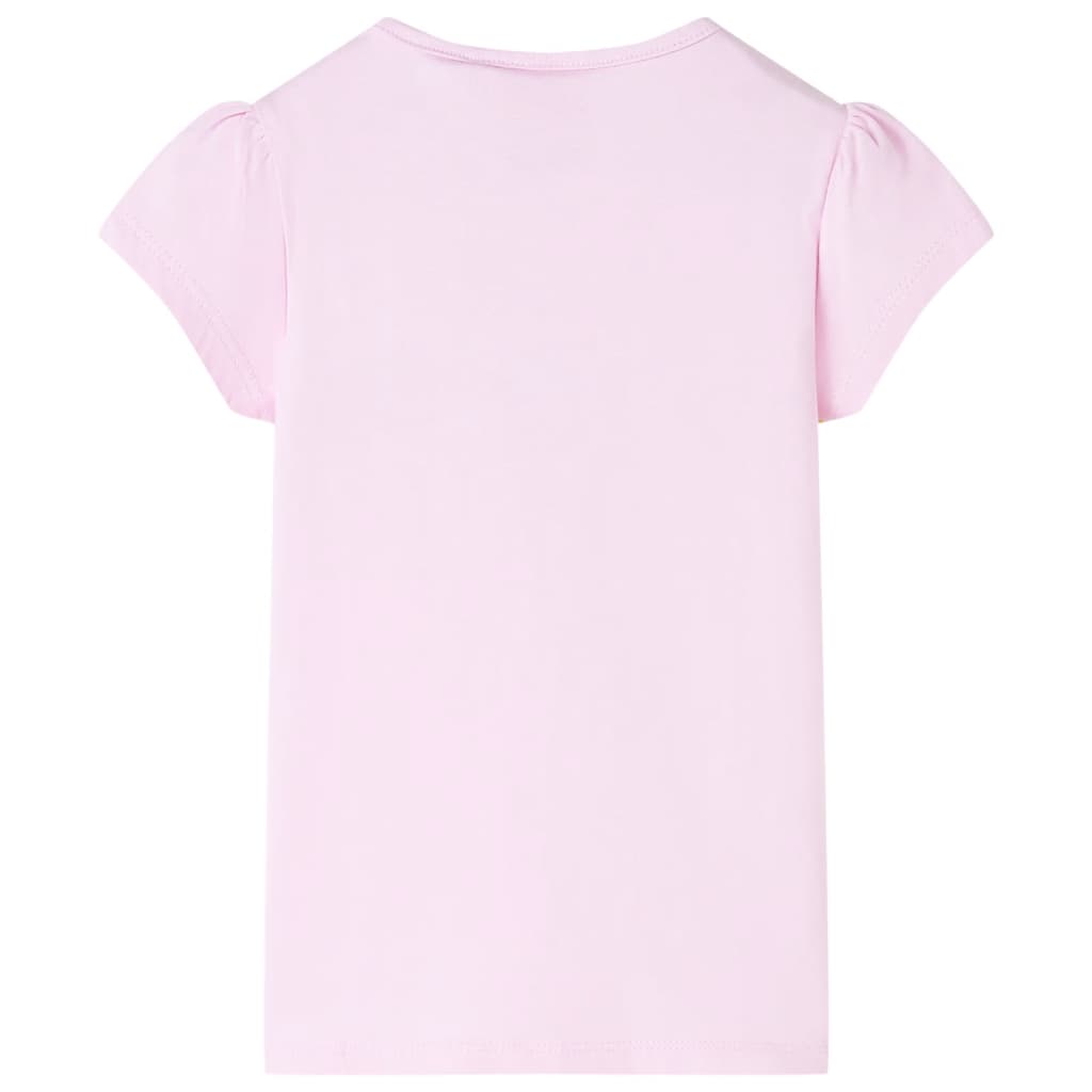 T-shirt de criança rosa-claro 140