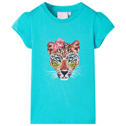 T-shirt infantil menta 104