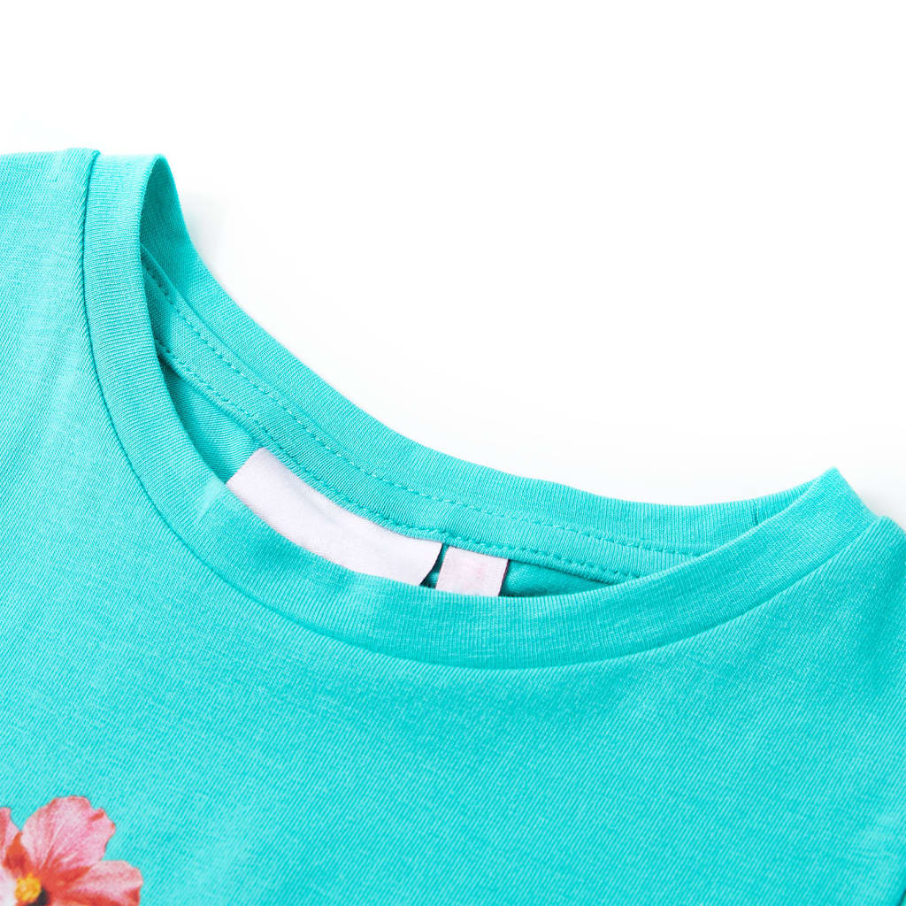 T-shirt infantil menta 104
