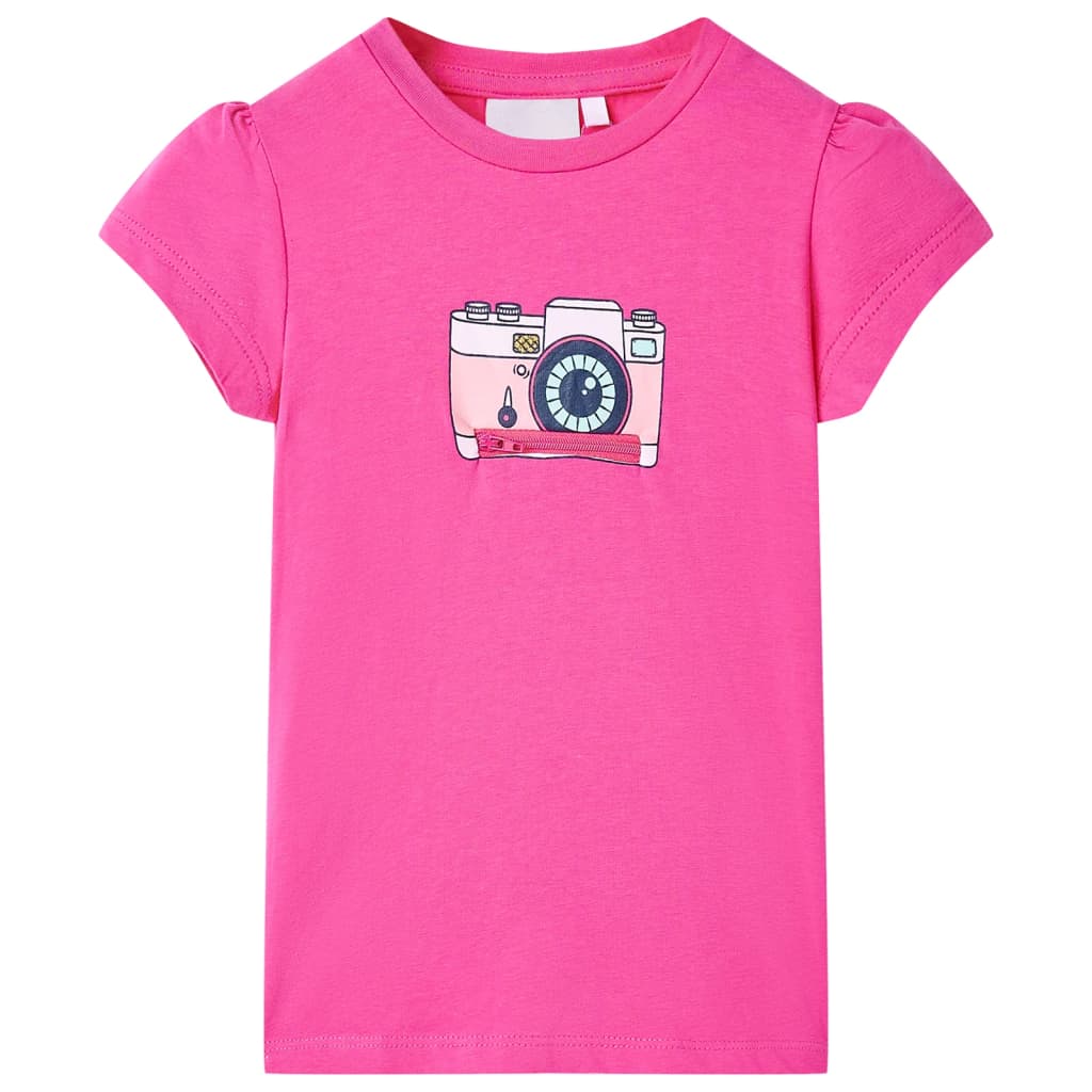 T-shirt infantil azul-escuro 128