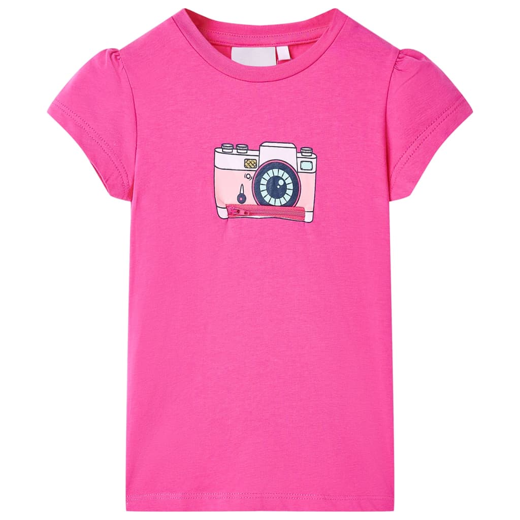T-shirt infantil azul-escuro 128