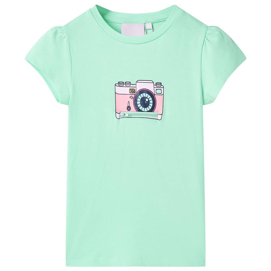 T-shirt infantil azul-escuro 128