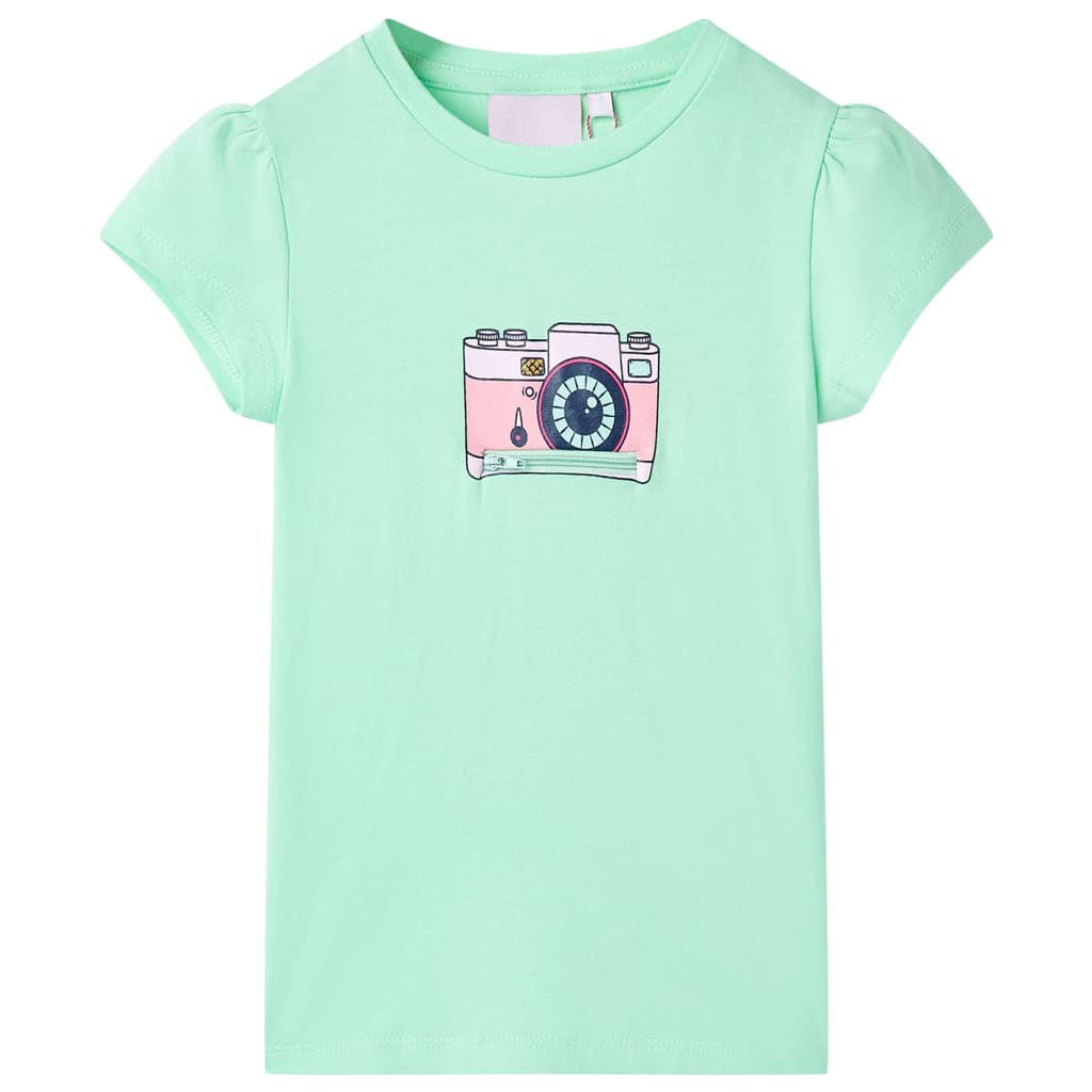 T-shirt infantil azul-escuro 128