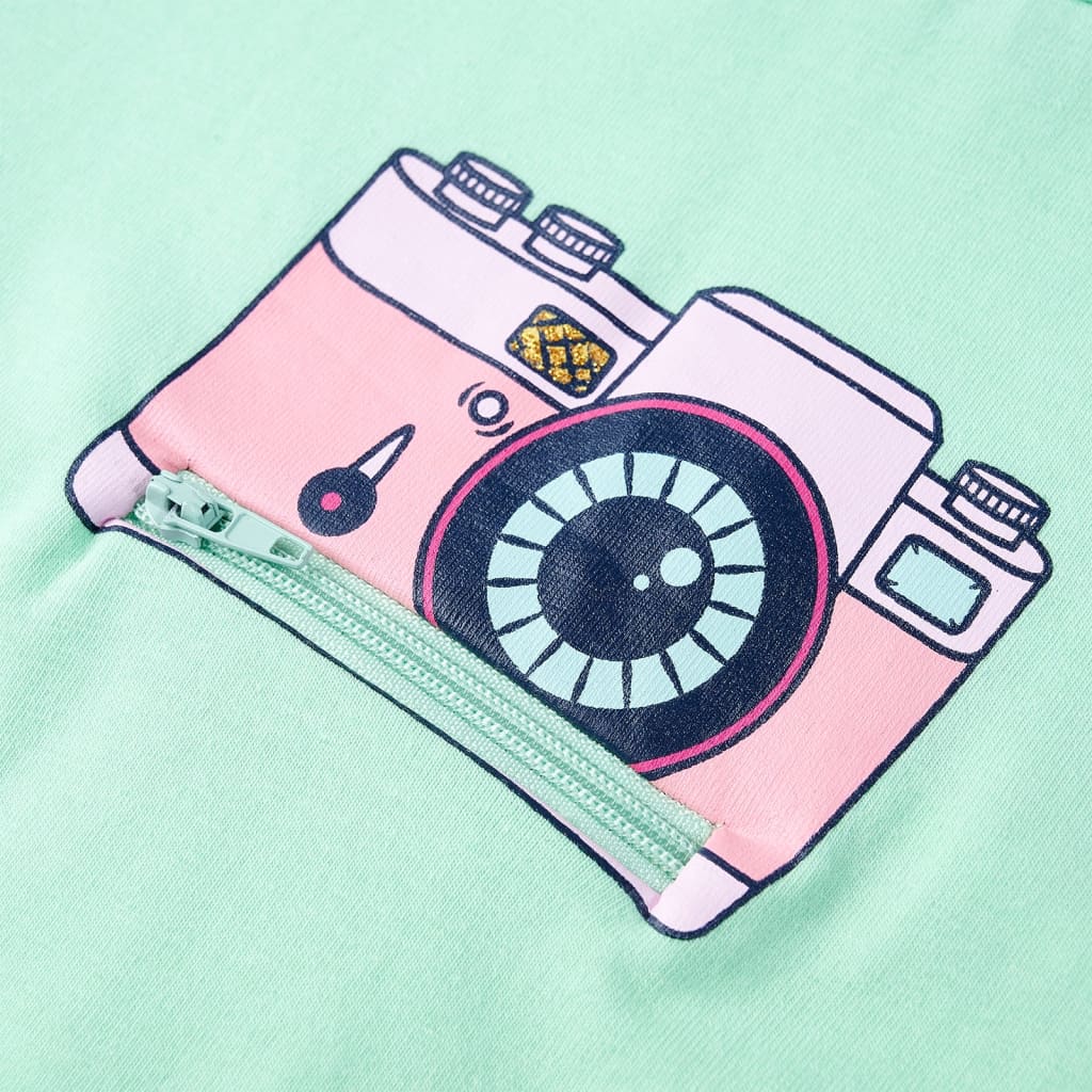 T-shirt infantil azul-escuro 128