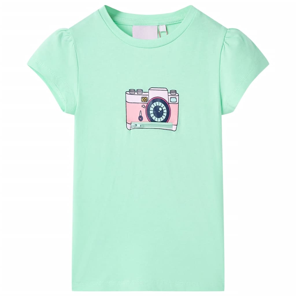 T-shirt infantil azul-escuro 128