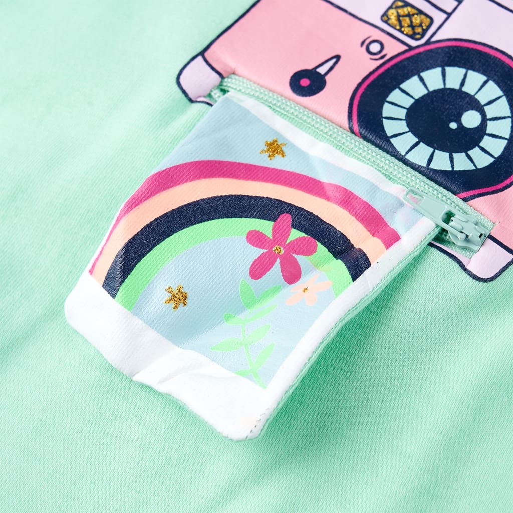 T-shirt infantil azul-escuro 128