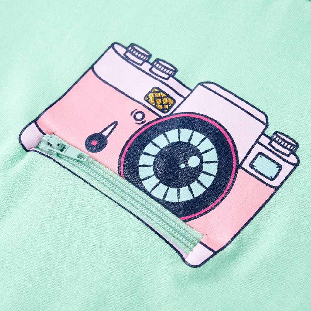 T-shirt infantil azul-escuro 128