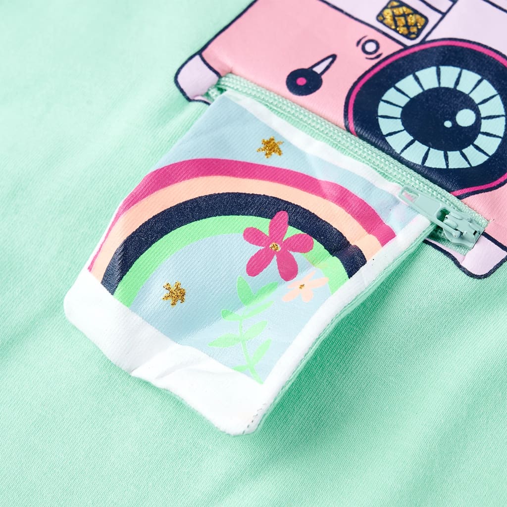 T-shirt infantil azul-escuro 128