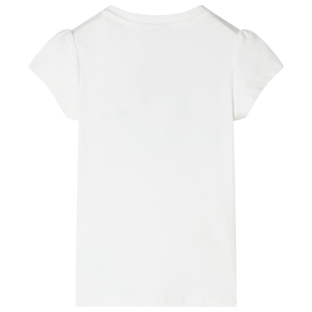 T-shirt infantil cor cru 116