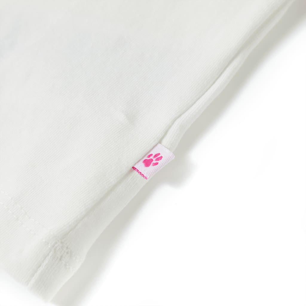 T-shirt infantil cor cru 116