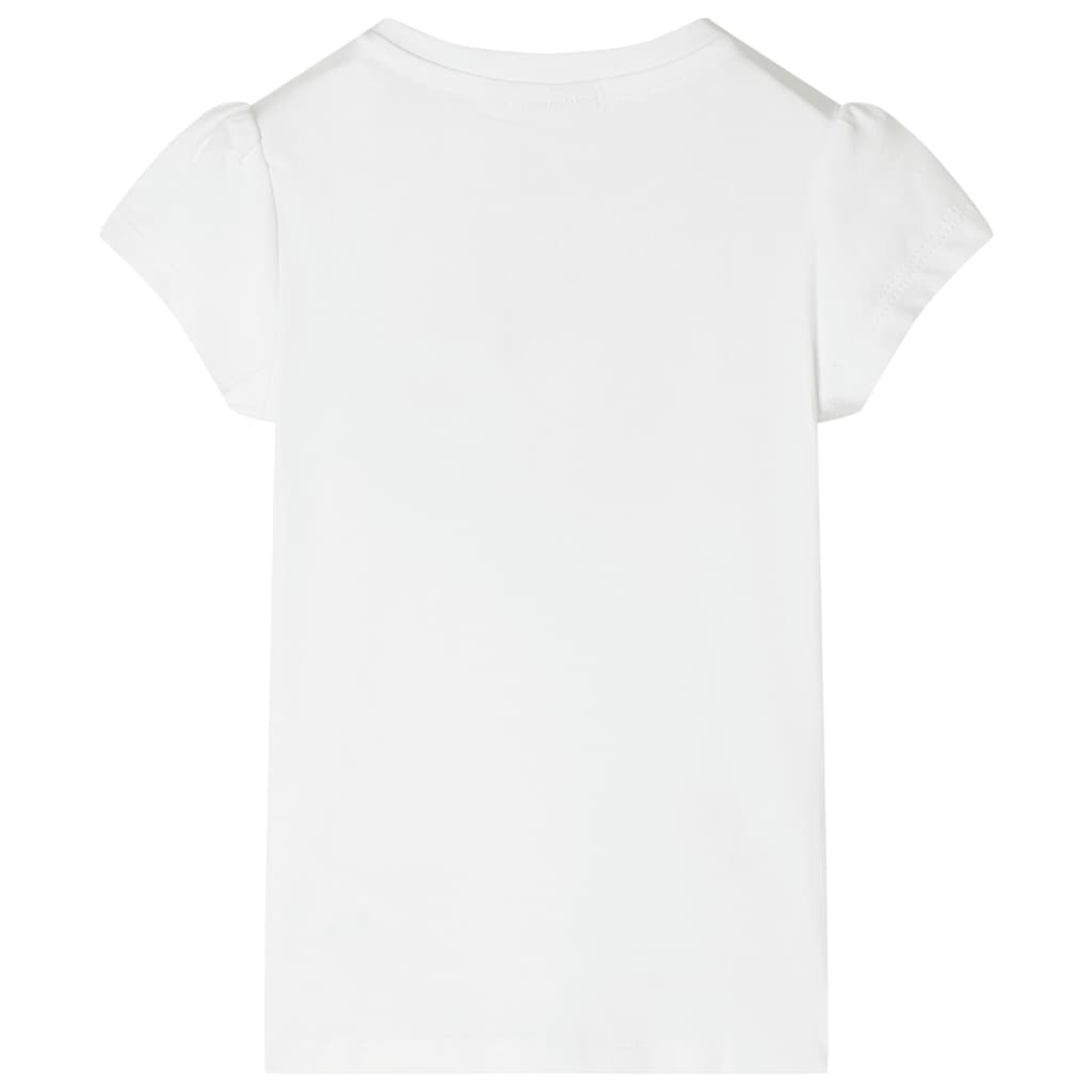 T-shirt infantil cor cru 116