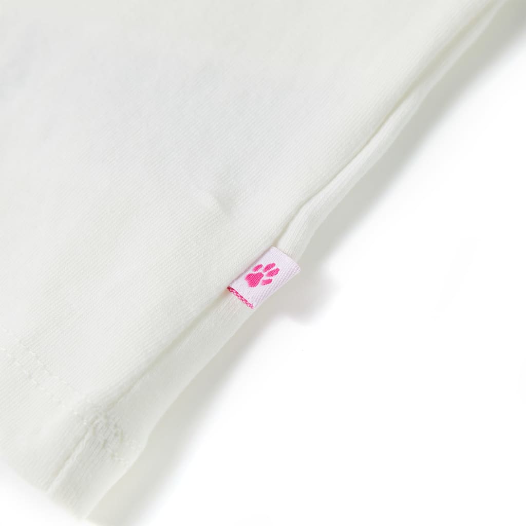 T-shirt infantil cor cru 116