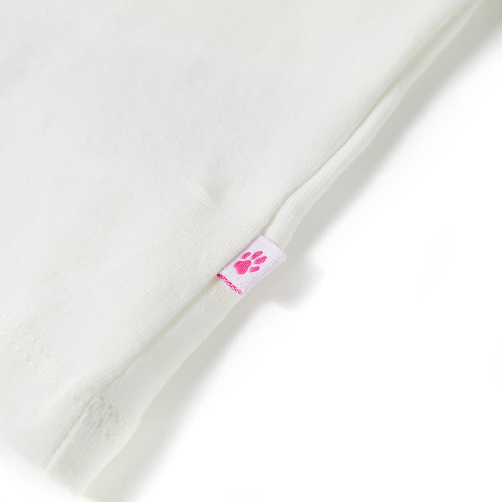 T-shirt infantil cor cru 116