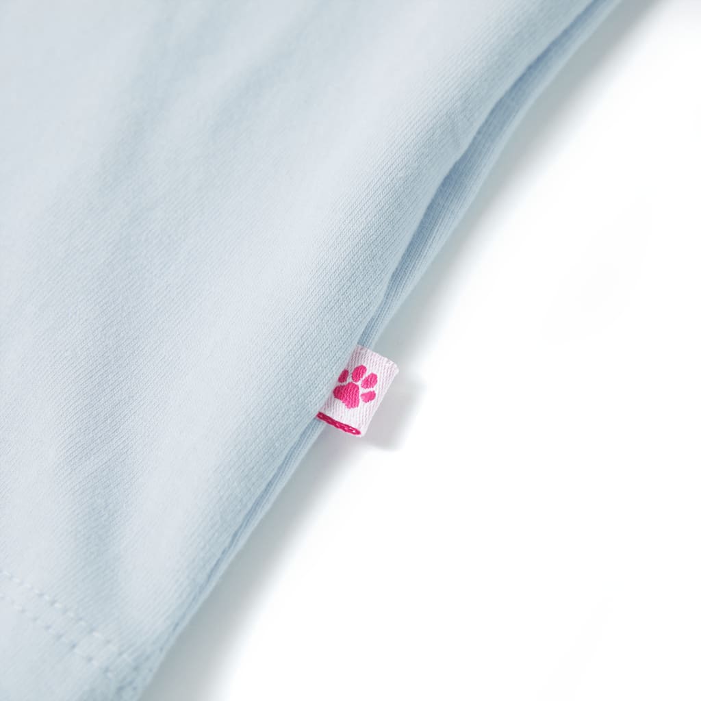 T-shirt para criança azul-claro 116