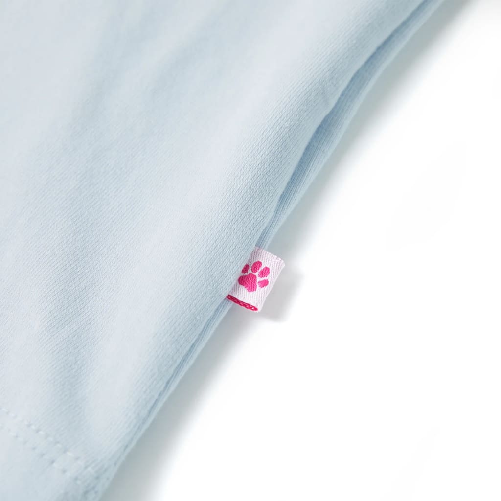 T-shirt para criança azul-claro 116