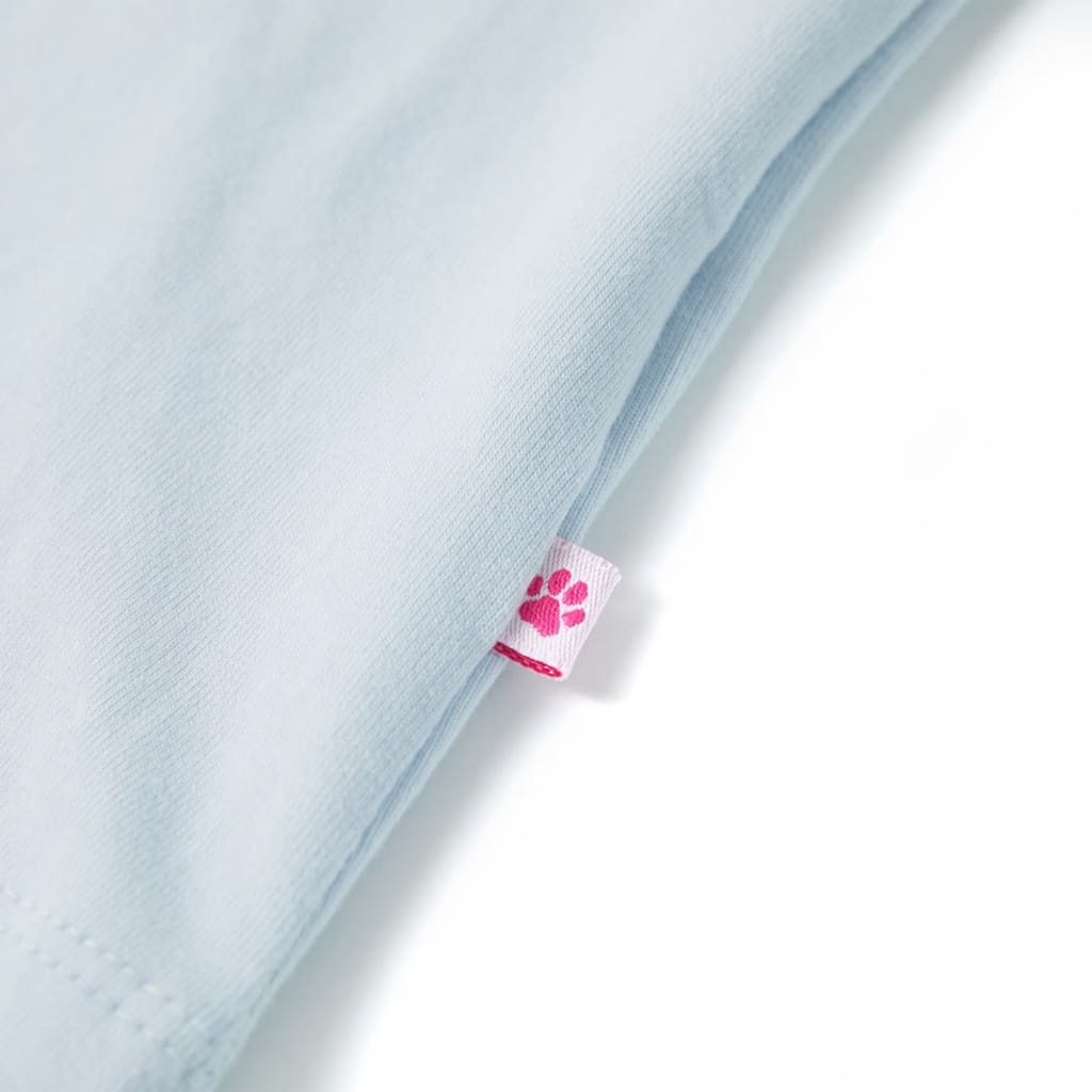 T-shirt para criança azul-claro 116