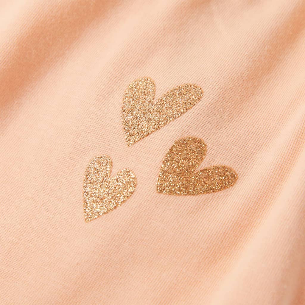 T-shirt de alças para criança rosa-claro 128