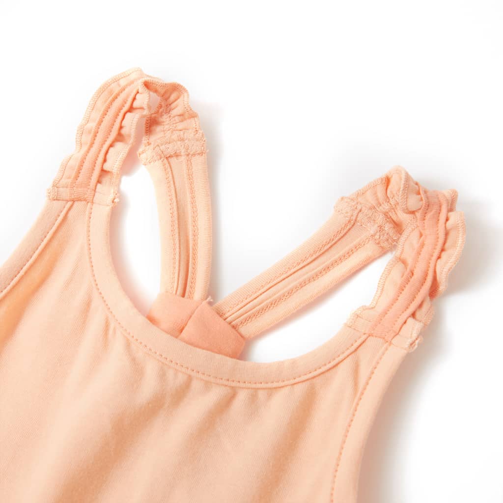 T-shirt de alças para criança rosa-claro 128