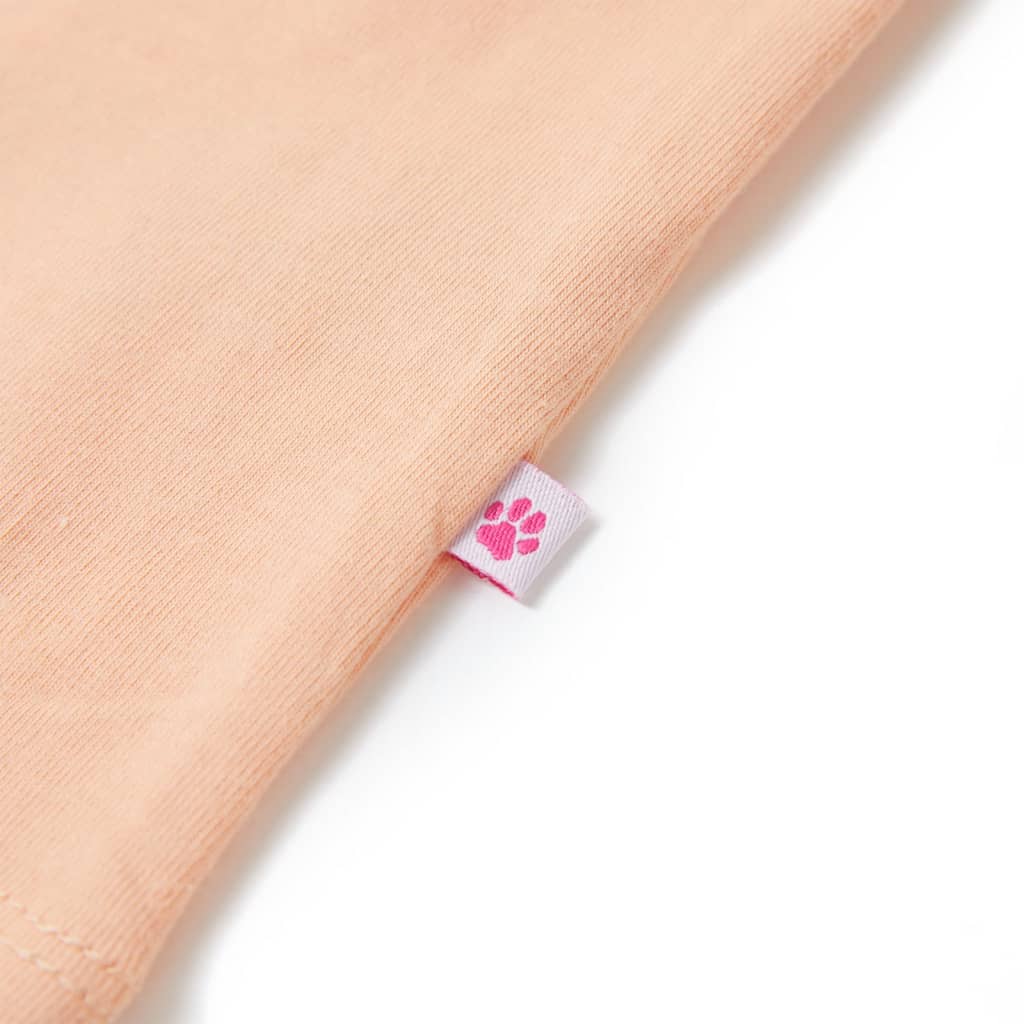 T-shirt de alças para criança rosa-claro 128