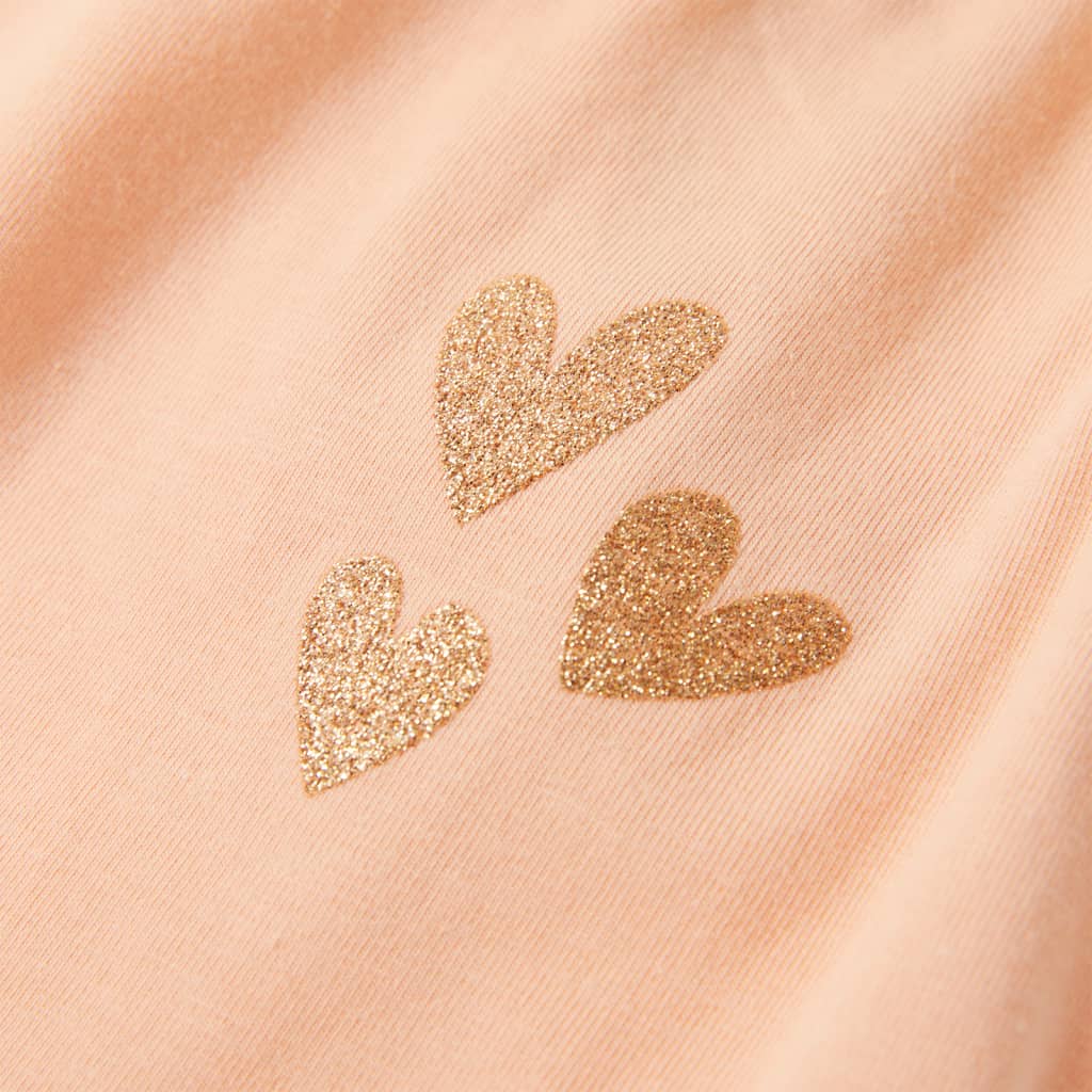 T-shirt de alças para criança rosa-claro 128