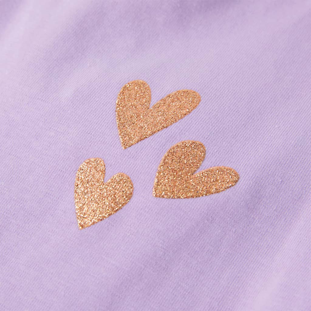 T-shirt de alças para criança rosa-claro 128