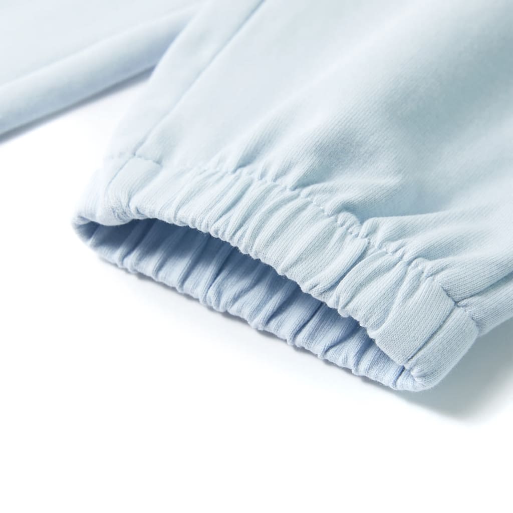 Calças de fato de treino para criança azul-claro 128